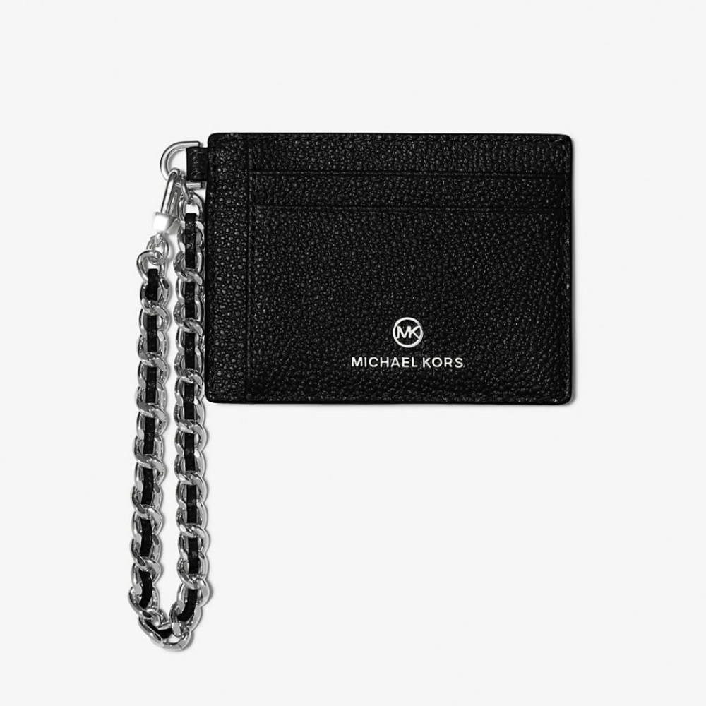NWT - Michael Kors Jet Set Charm Small ID Chain Card Holder.